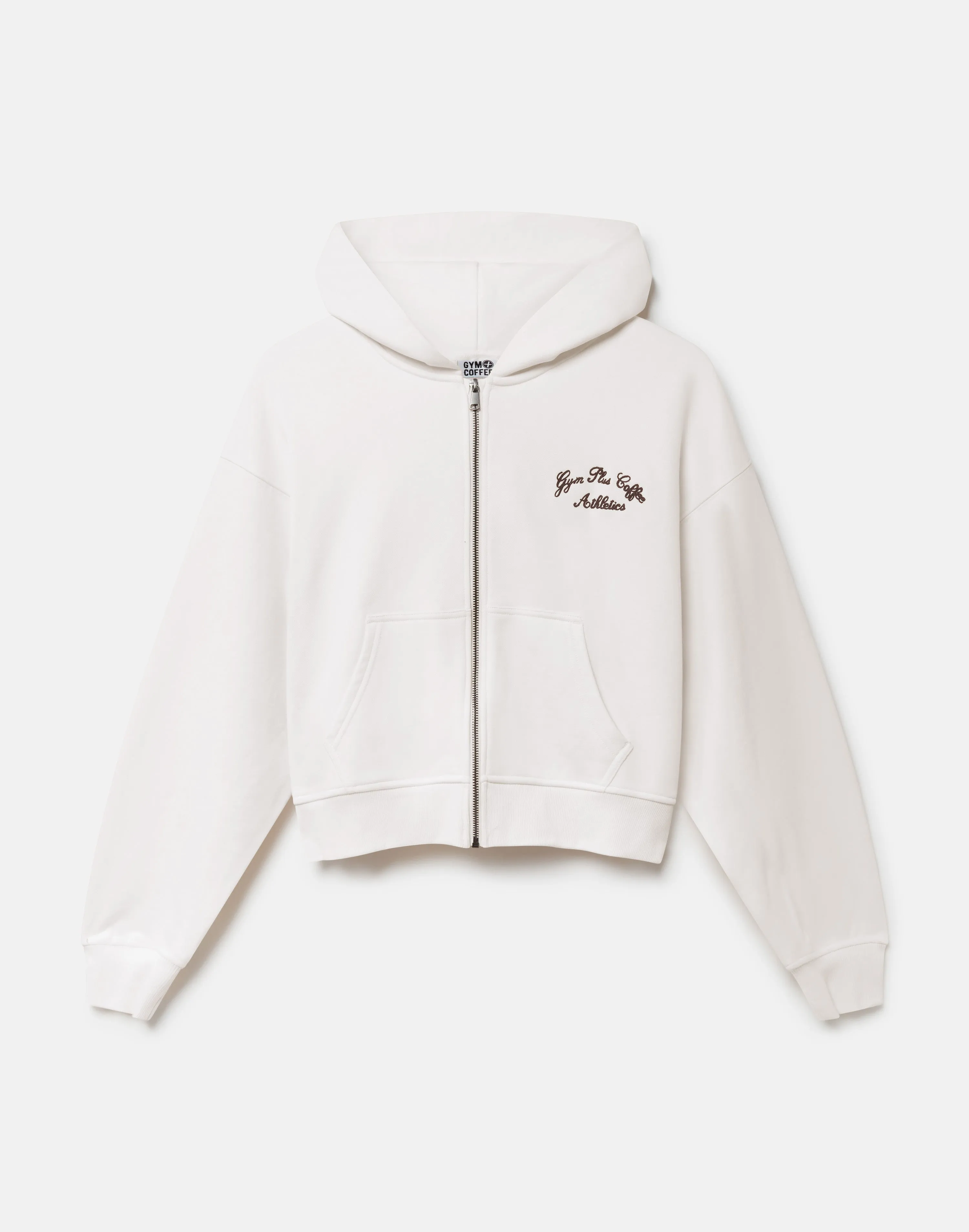 Daily Zip Hoodie in Warm White sold by Gym+Coffee product image thumbnail 2