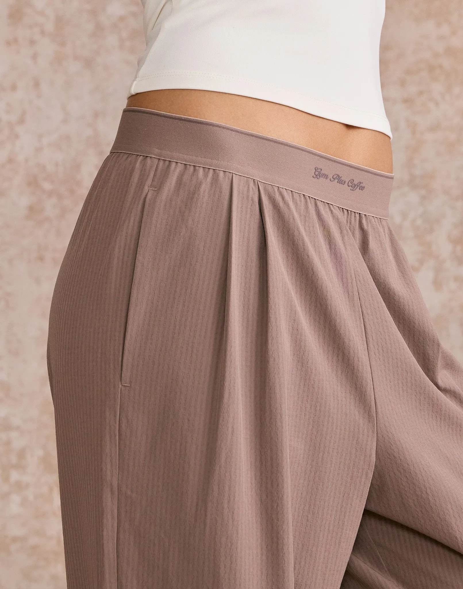 Wide Leg Pant in Pebble sold by Gym+Coffee product image thumbnail 5