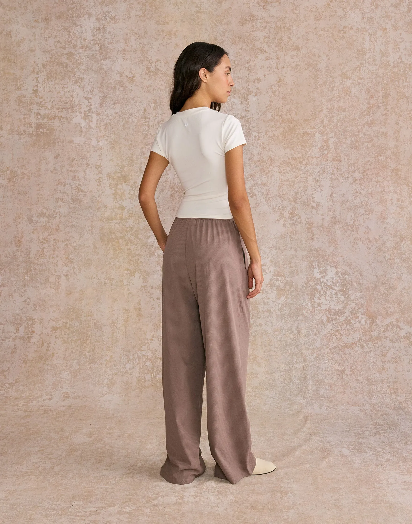 Wide Leg Pant in Pebble sold by Gym+Coffee product image thumbnail 4