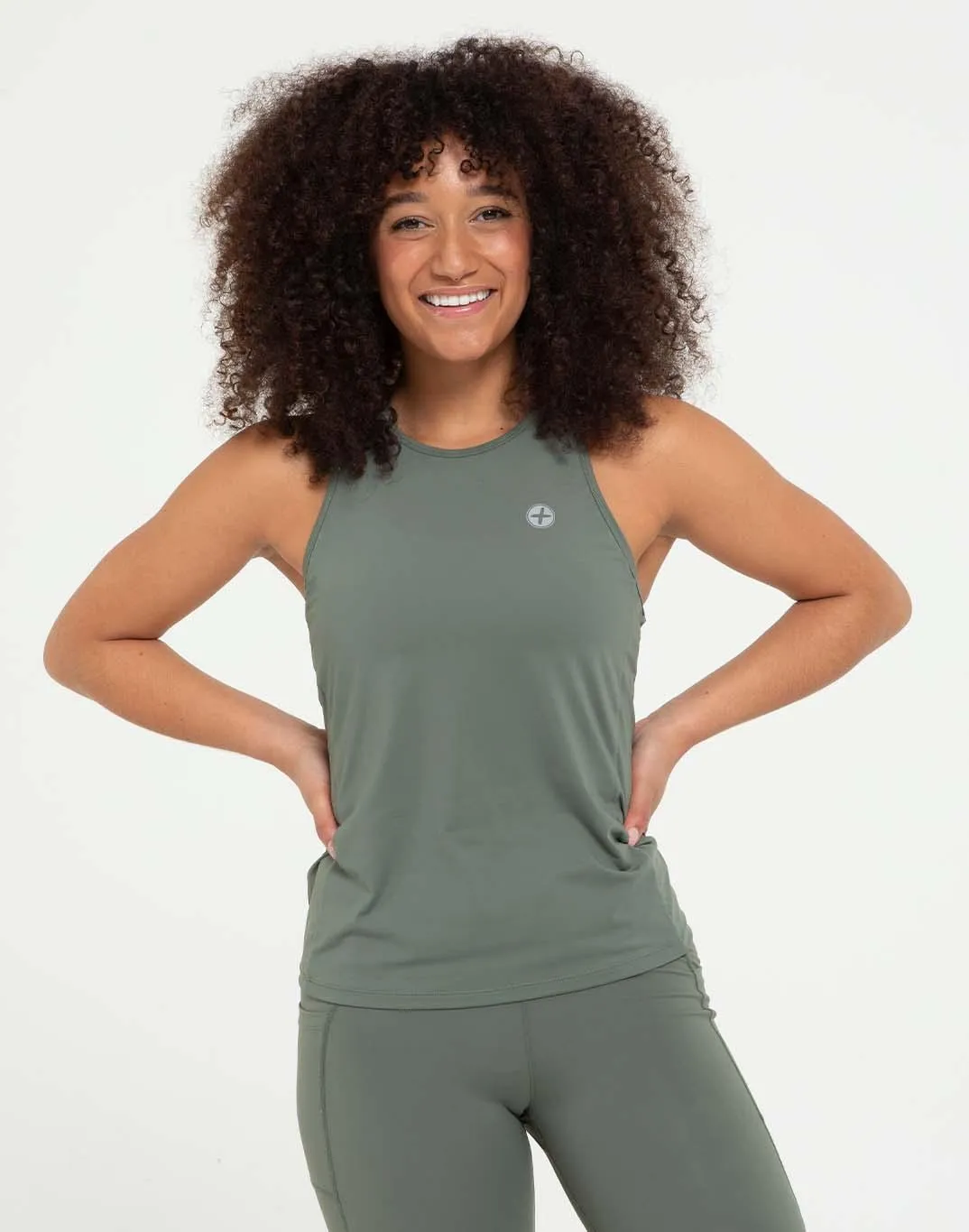 Activate Vest in Khaki sold by Gym+Coffee