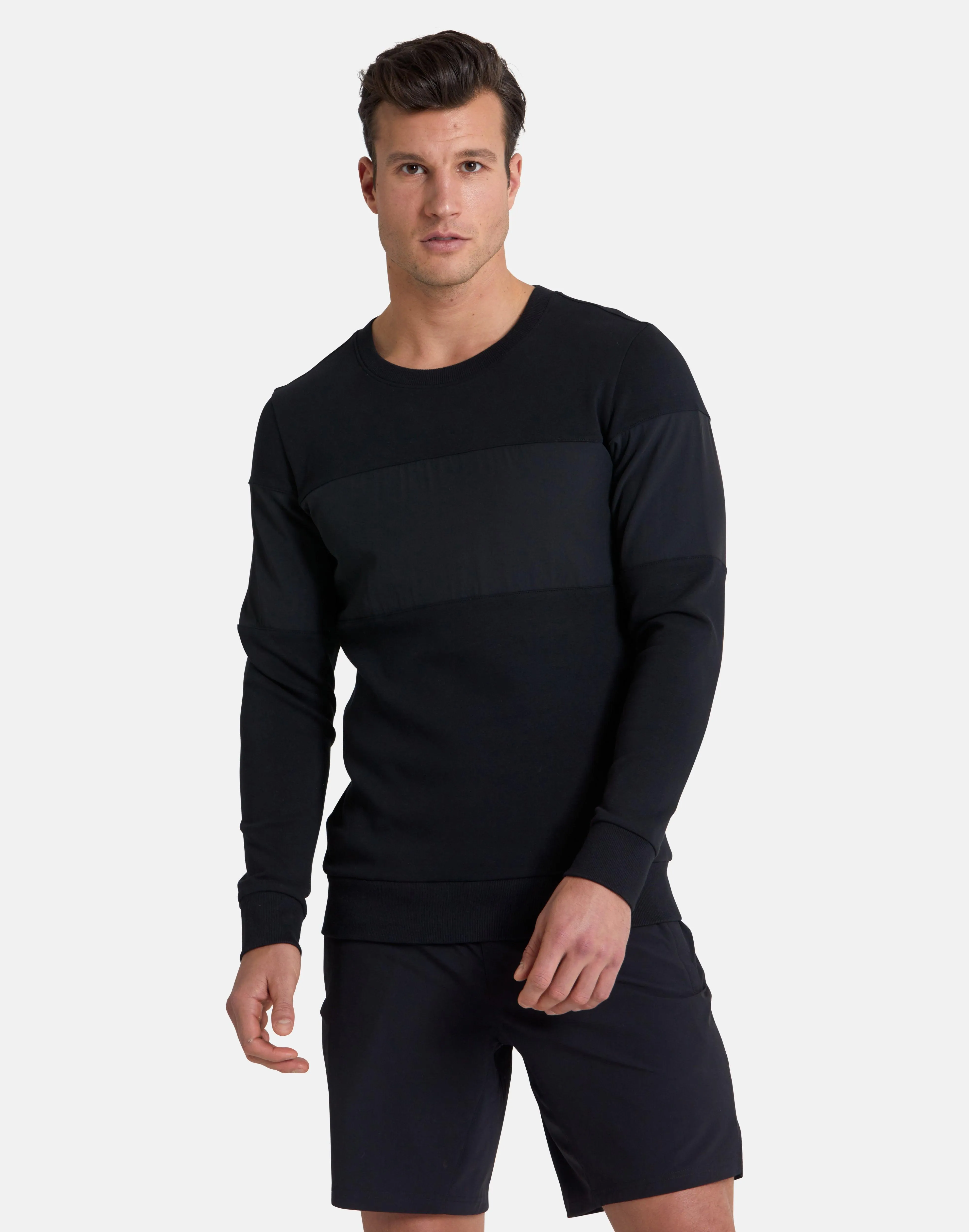 Horizon Crew in Black sold by Gym+Coffee