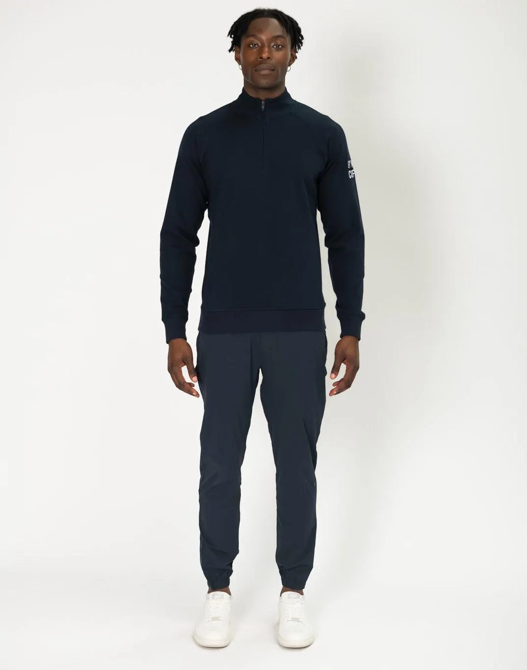 Chill Half Zip in Obsidian sold by Gym+Coffee product image thumbnail 5