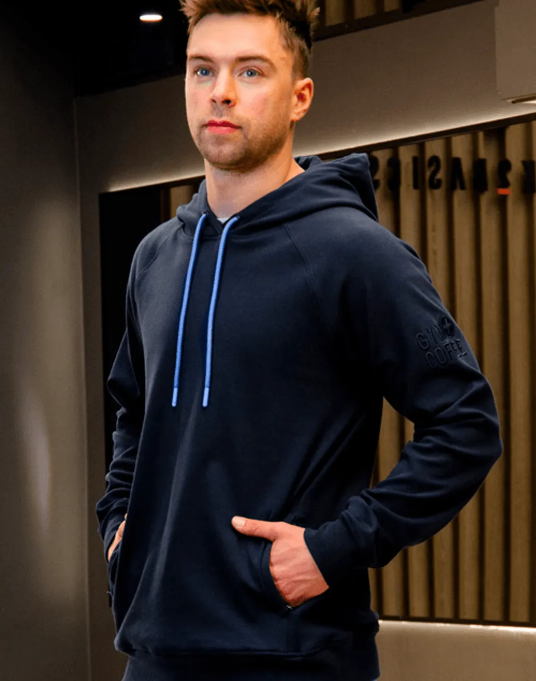 Chill Hoodie in Obsidian sold by Gym+Coffee