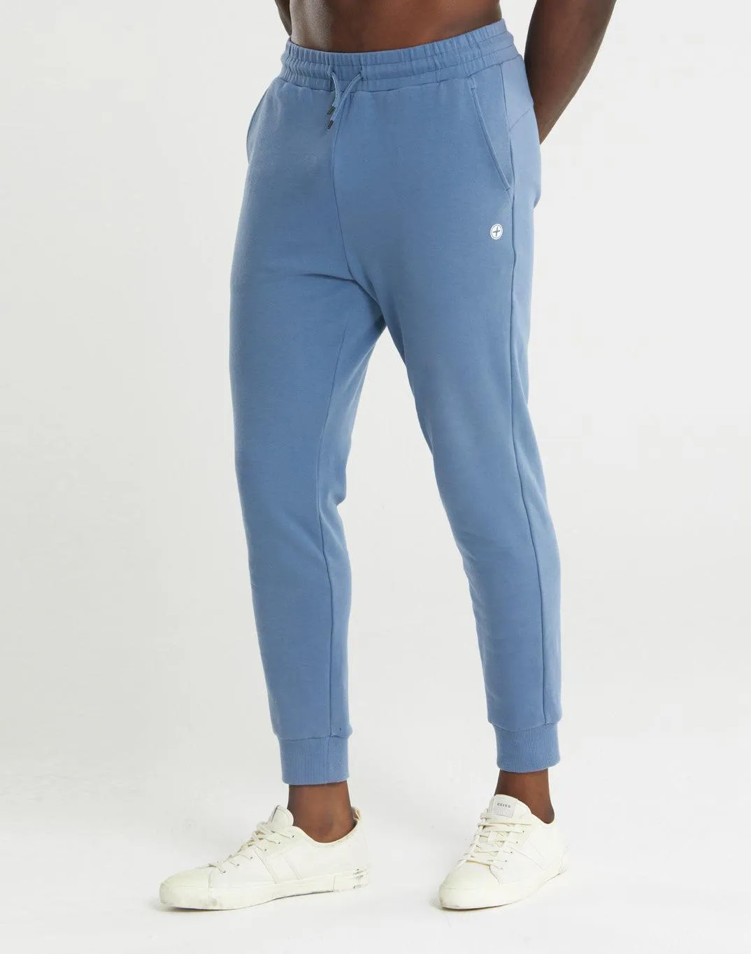Chill Track Jogger in Slate Blue sold by Gym+Coffee