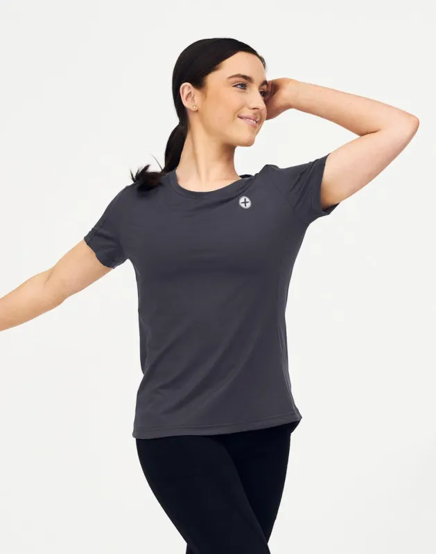 Run Free Tee in Orbit sold by Gym+Coffee