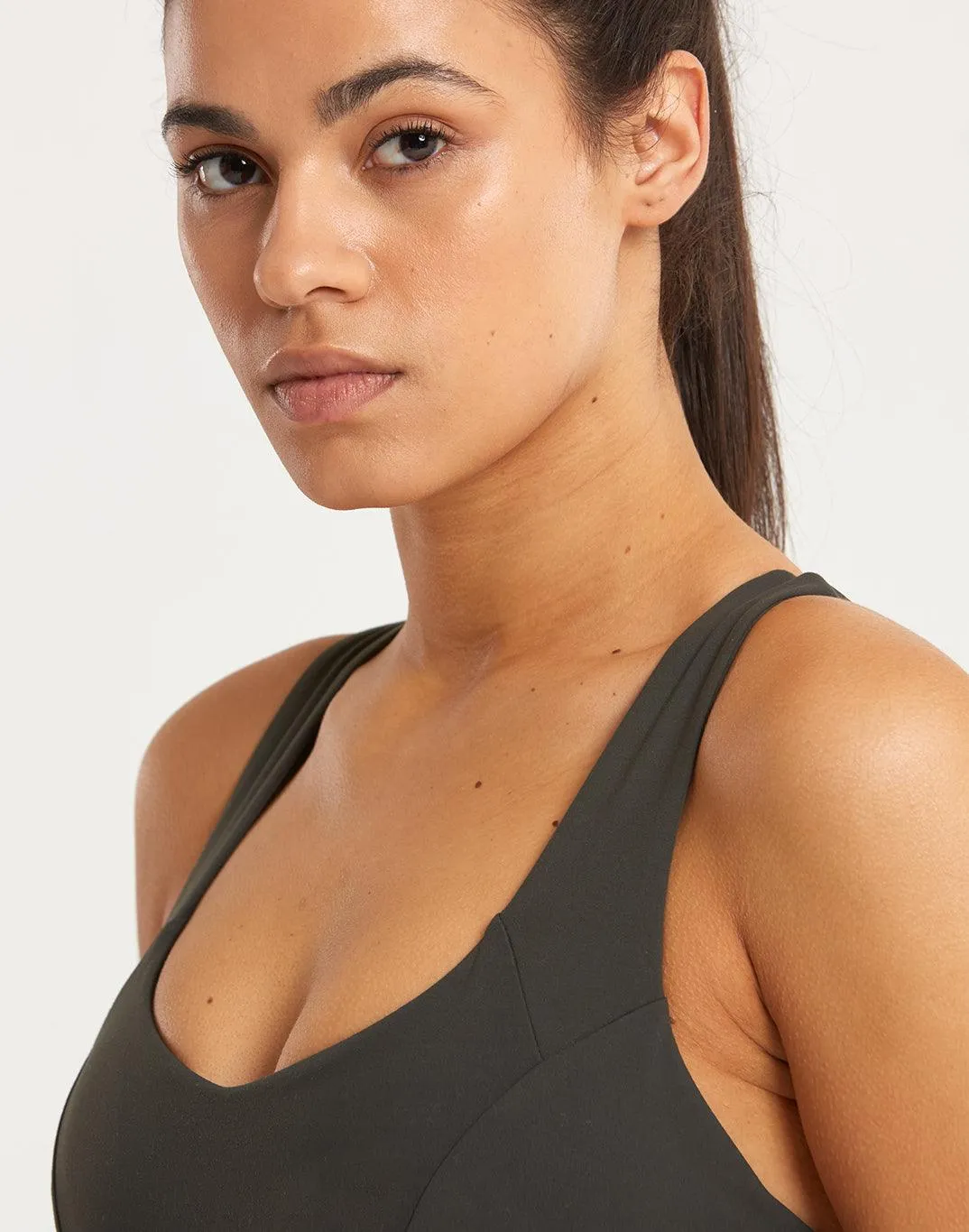 All-In Bra in Khaki sold by Gym+Coffee product image thumbnail 3