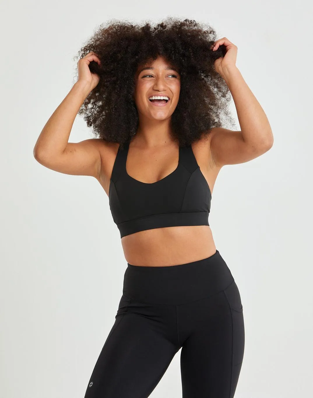 All-In Bra in Black sold by Gym+Coffee product image thumbnail 3