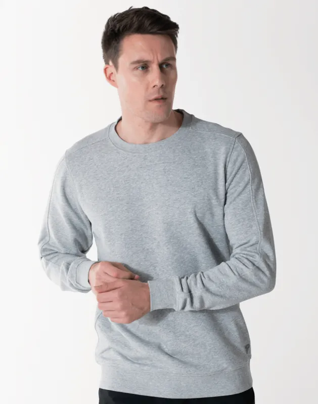 Venice Crew in Grey Marl sold by Gym+Coffee