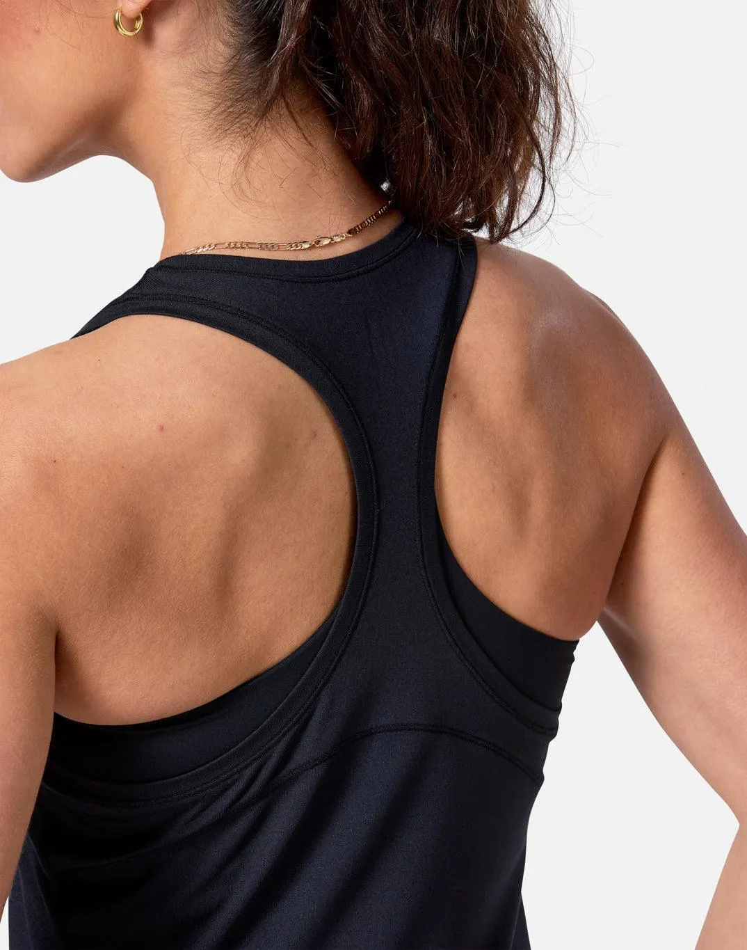 Relentless Racer Back Vest in Black sold by Gym+Coffee product image thumbnail 2