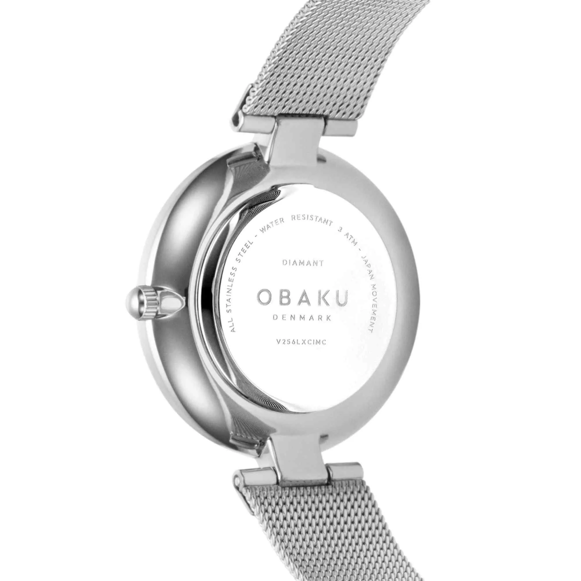 Obaku V256LXCIMC Women's Diamant-Steel Wristwatch sold by H.S. Johnson product image thumbnail 4