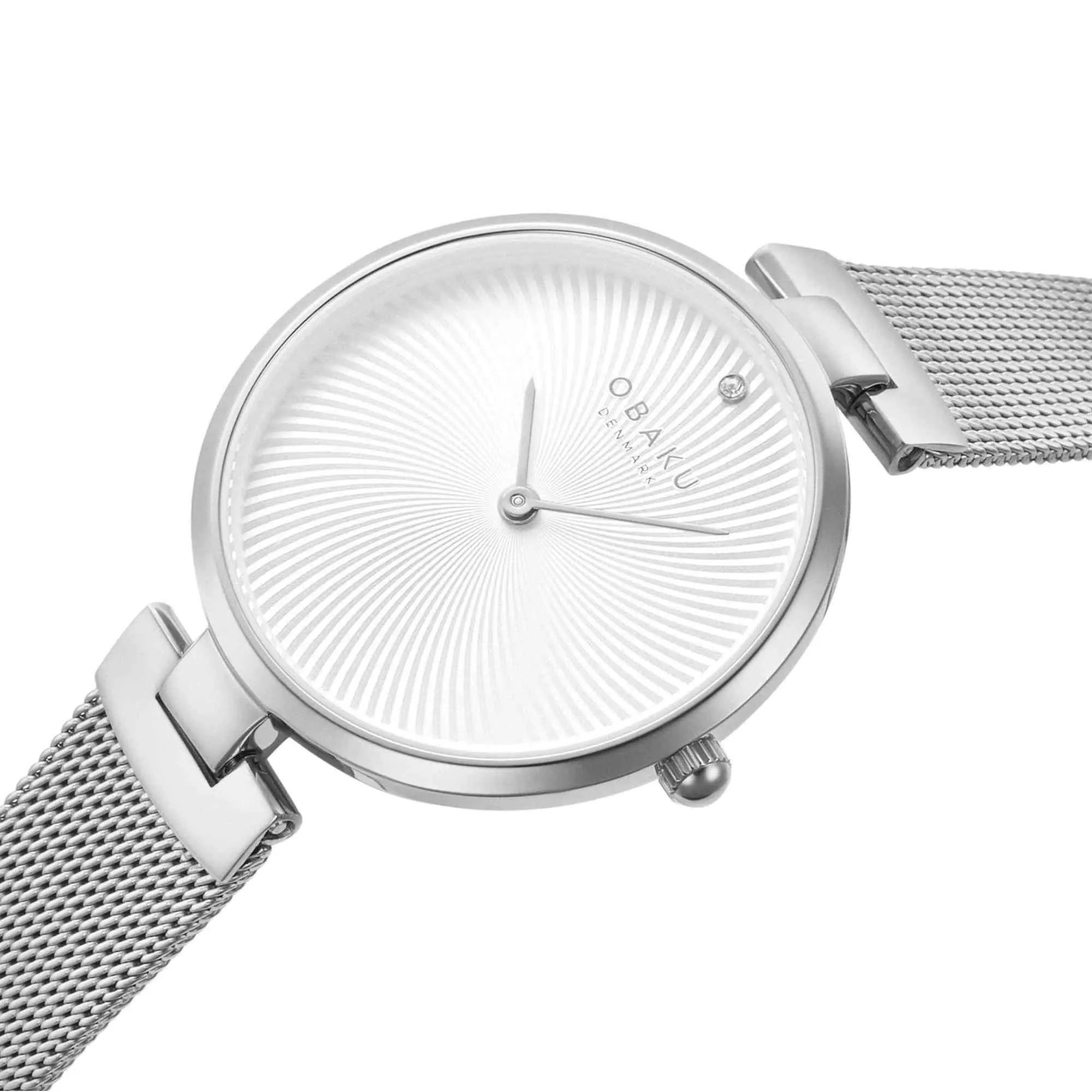 Obaku V256LXCIMC Women's Diamant-Steel Wristwatch sold by H.S. Johnson product image thumbnail 3