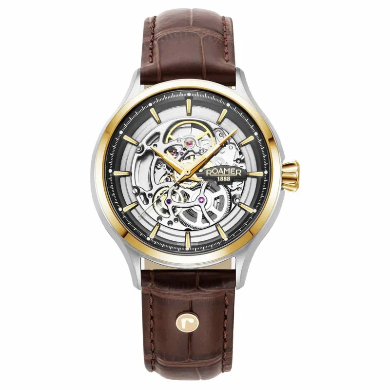 Roamer 101984 47 85 05 Men's Competence Skeleton IV Automatic Wristwatch made by H.S. Johnson