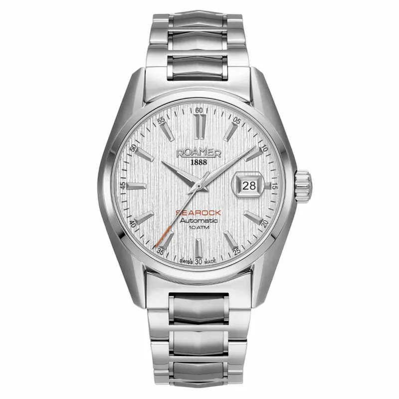Roamer 210665 41 25 20 Searock Automatic White Dial Wristwatch sold by H.S. Johnson