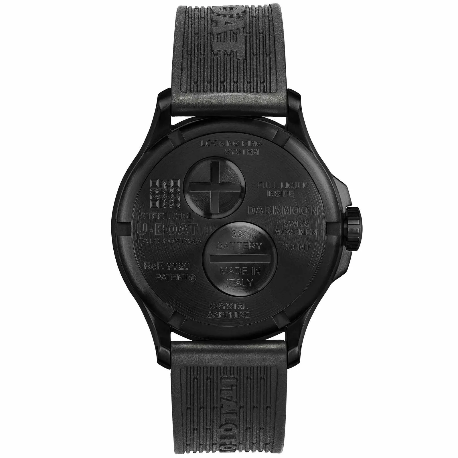 U-Boat 9020/B Darkmoon 40mm Blue PVD Soleil Wristwatch sold by H.S. Johnson product image thumbnail 2