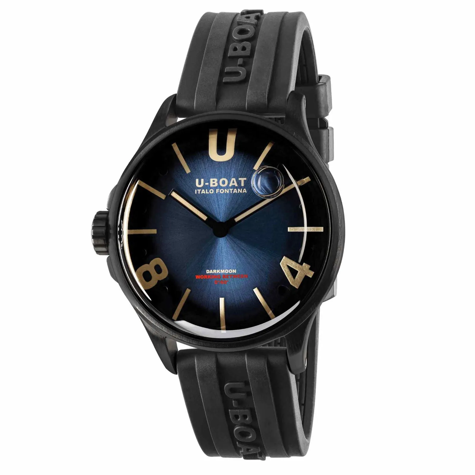 U-Boat 9020/B Darkmoon 40mm Blue PVD Soleil Wristwatch sold by H.S. Johnson