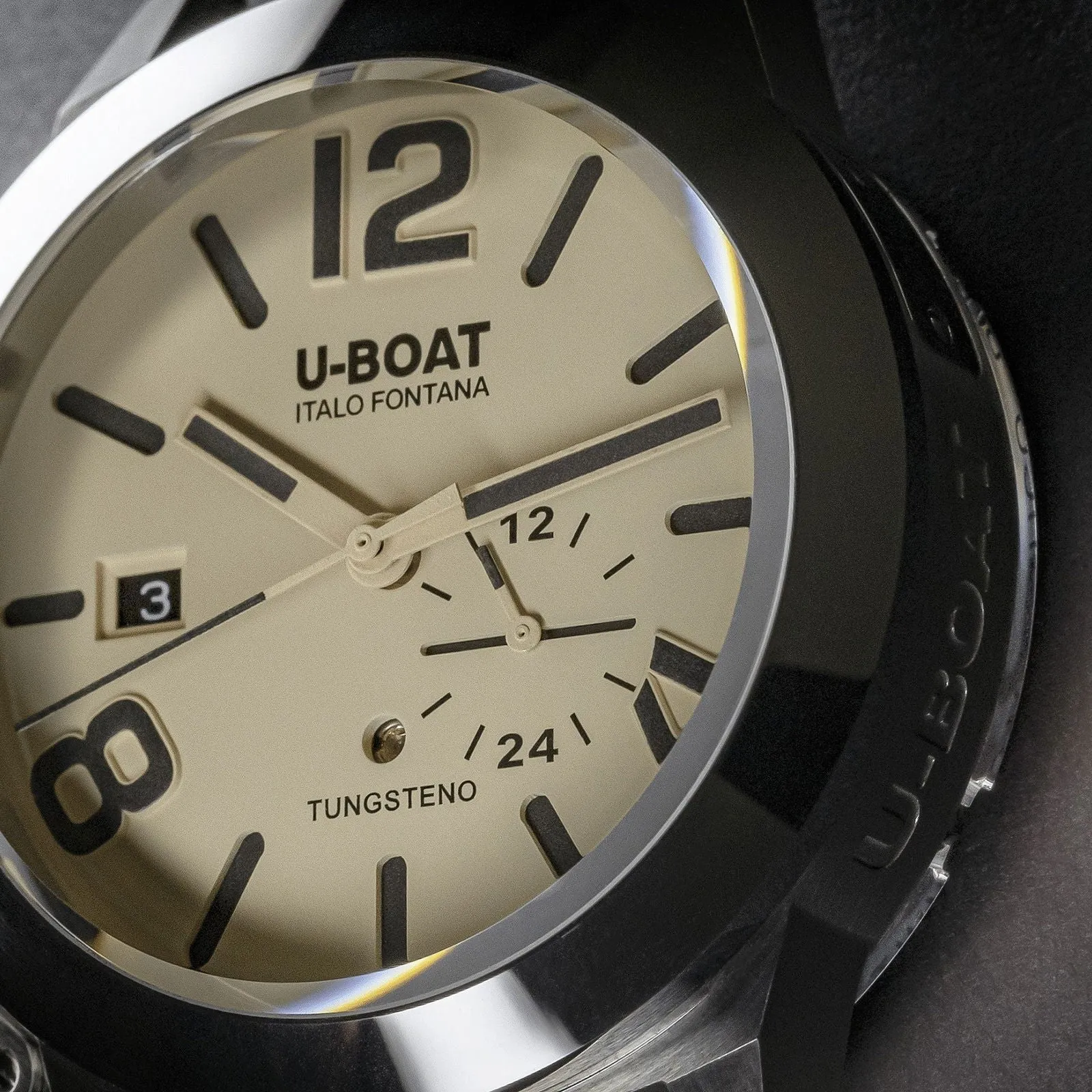 U-Boat 8892 Classico 42 Tungsten Brown Strap Watch sold by H.S. Johnson product image thumbnail 3