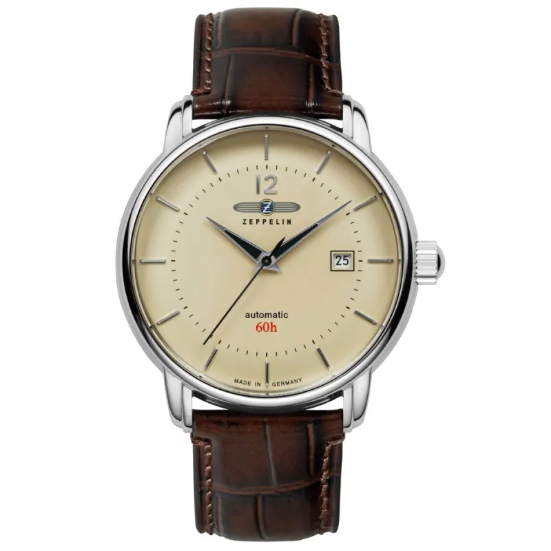Zeppelin 8160-5 Bodensee Beige Dial Automatic Watch sold by H.S. Johnson