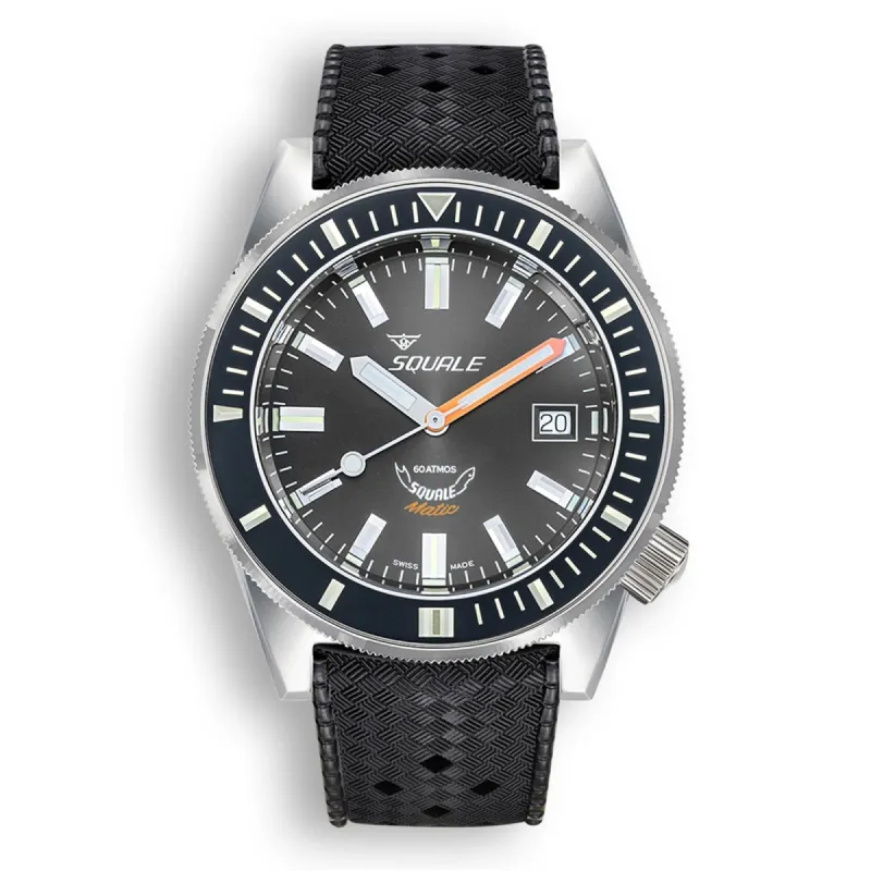 Squale MATICXSA.HT 600 Meter Swiss Automatic Dive Watch Rubber sold by H.S. Johnson