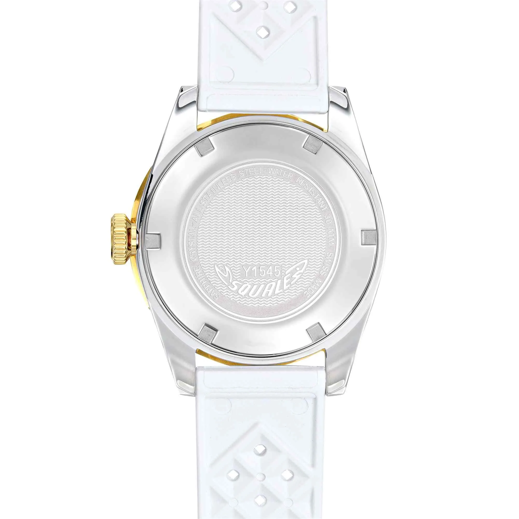 Squale 1545WTWT.HTW 1545 White Rubber Watch sold by H.S. Johnson product image thumbnail 4