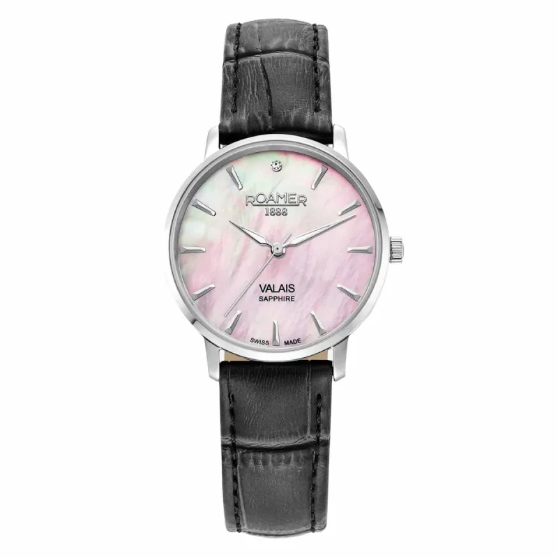 Roamer 989847 41 10 05 Women's Valais Diamond Set Wristwatch sold by H.S. Johnson