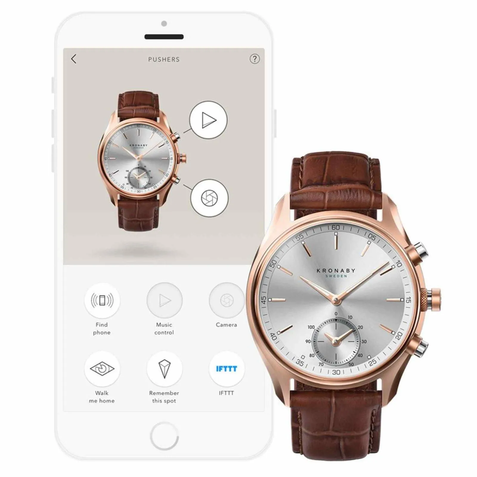 Kronaby S2746/1 Sekel Hybrid Smartwatch sold by H.S. Johnson product image thumbnail 3