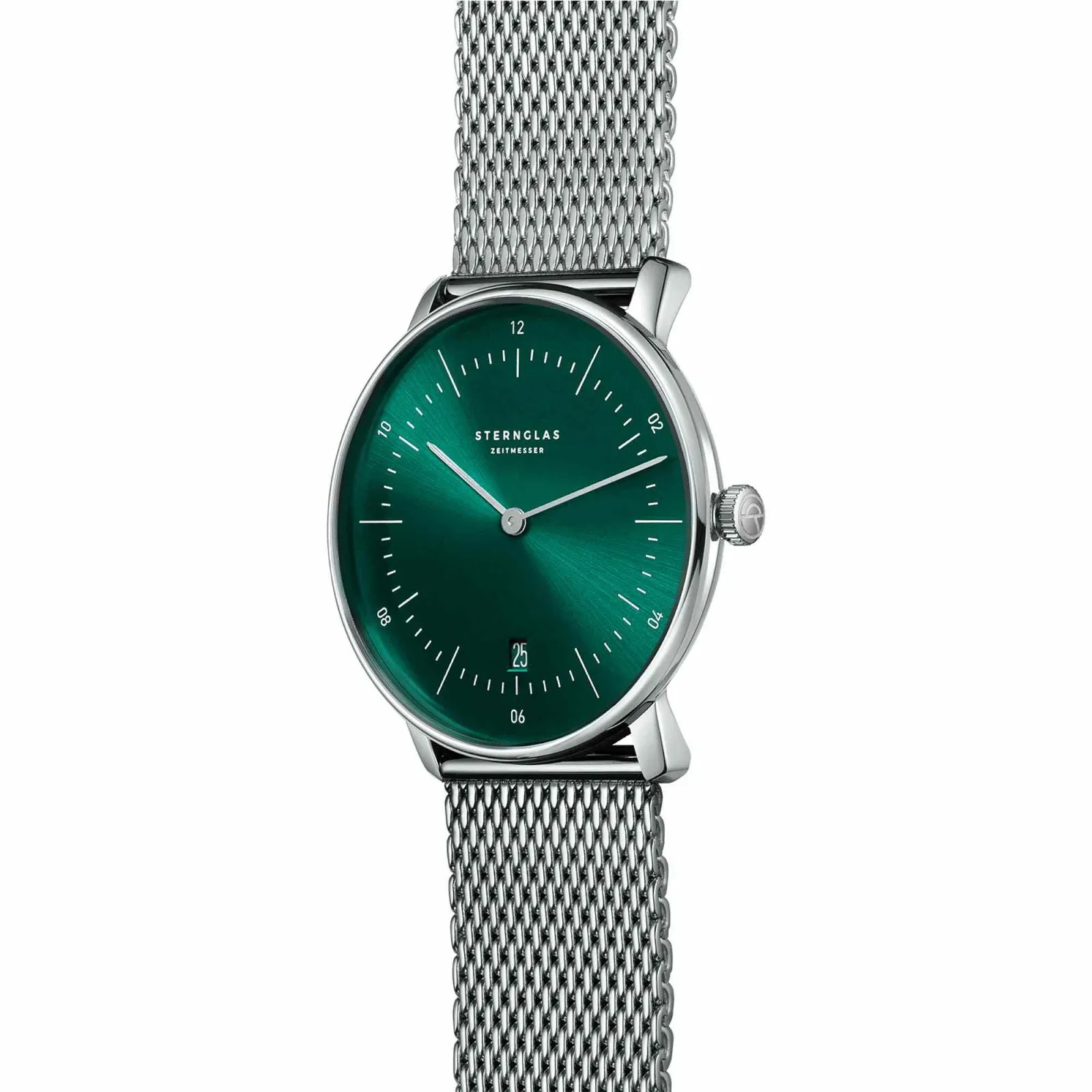 Sternglas S01-NA08-MI04 Men's Green Dial Naos Wristwatch sold by H.S. Johnson product image thumbnail 2