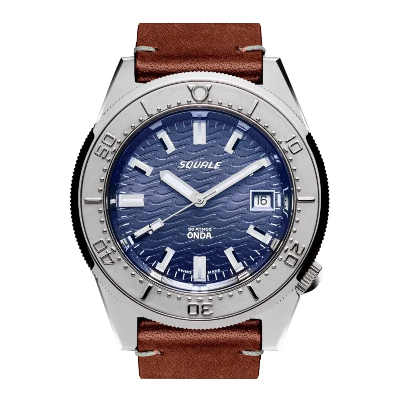 Squale 1521ODG.PS 500 Meter Swiss Automatic Dive Wristwatch Leather sold by H.S. Johnson