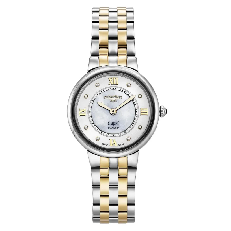 Roamer 859845 47 29 50 Women's Capri Diamond Two Tone Bracelet Wristwatch sold by H.S. Johnson