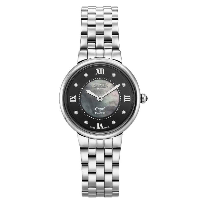Roamer 859845 41 59 50 Women's Capri Diamond Steel Bracelet Wristwatch sold by H.S. Johnson