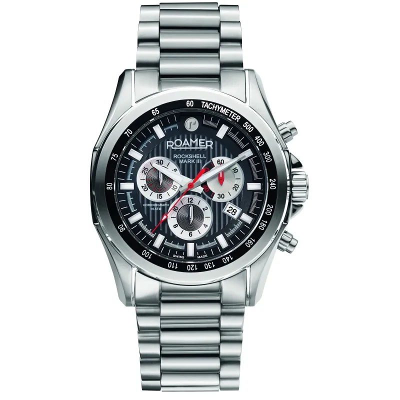 Roamer 220837 41 55 20 Rockshell Mark III Chronograph Wristwatch sold by H.S. Johnson
