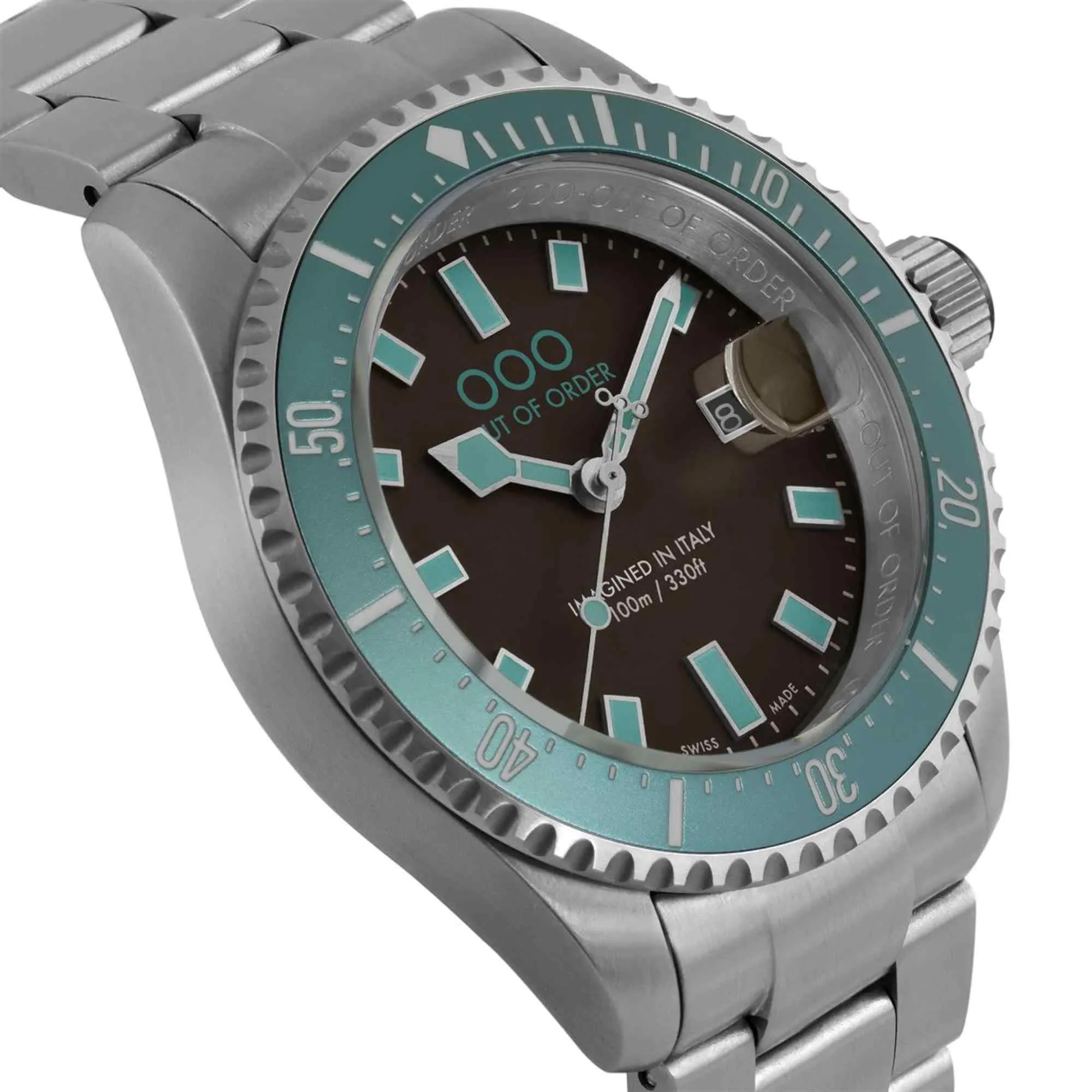 Out Of Order 001-27.TU.MS.SS Casanova Ultra Brushed Wristwatch sold by H.S. Johnson product image thumbnail 3