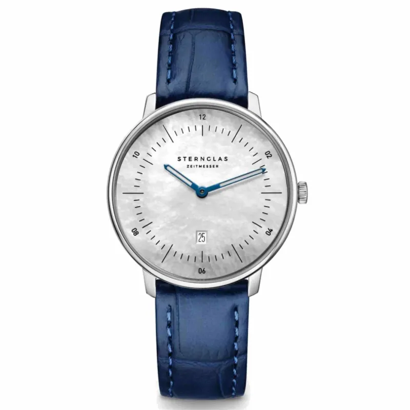 Sternglas S01-NDP01-NB02 Naos XS Edition Mother of Pearl Wristwatch sold by H.S. Johnson