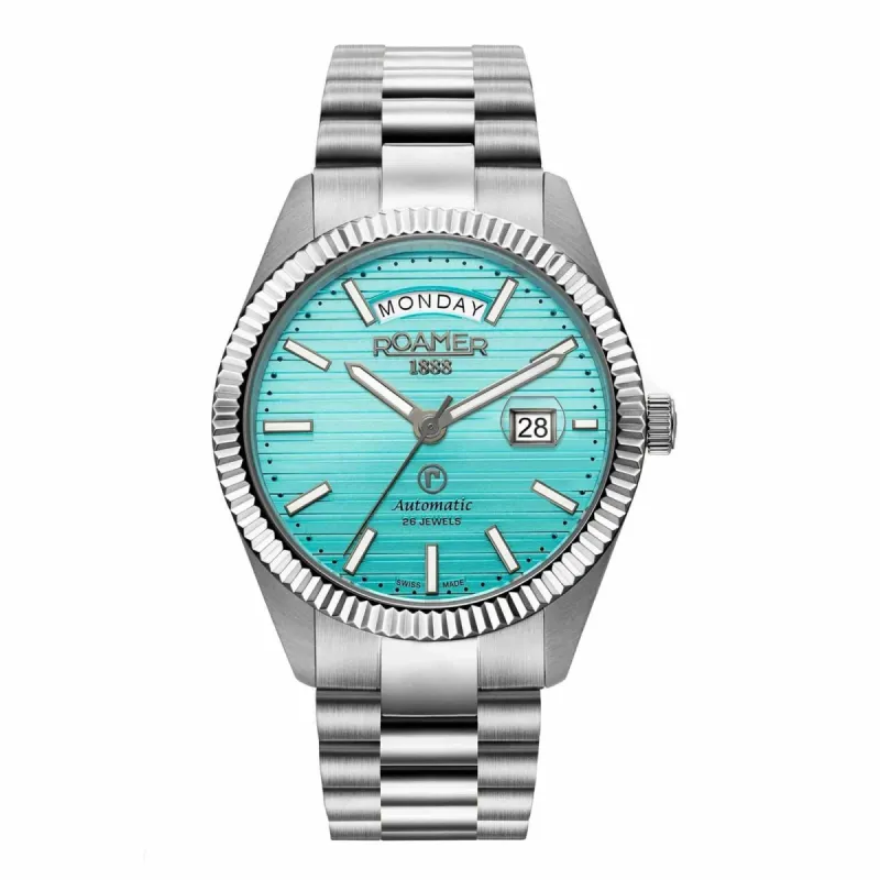 Roamer 981666 41 05 50 Men's Primeline DayDate II Wristwatch made by H.S. Johnson