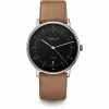 Sternglas S02-NA03-PR01 Men's Naos Automatic Brown Strap Wristwatch sold by H.S. Johnson