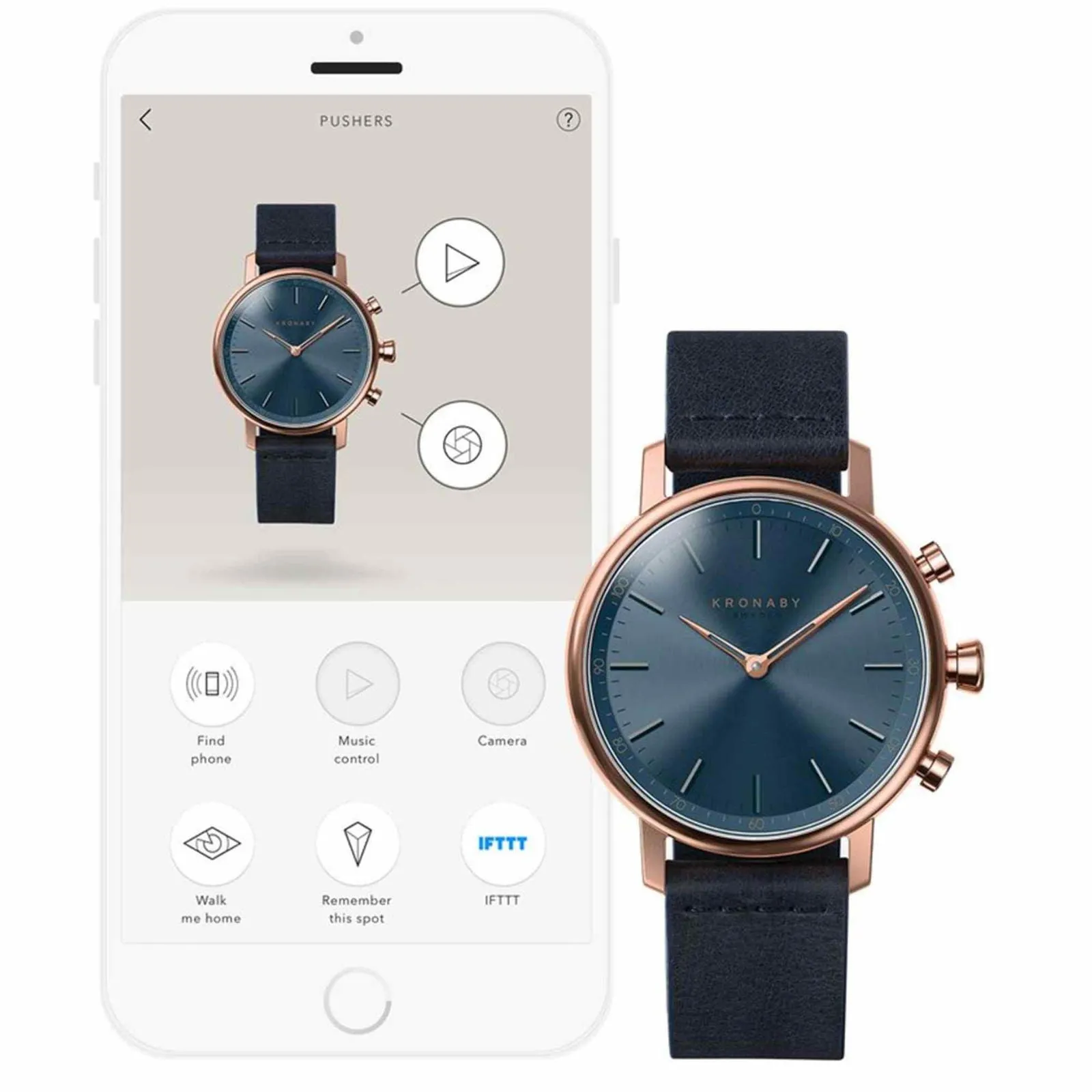 Kronaby S0669/1 Carat Hybrid Smartwatch sold by H.S. Johnson product image thumbnail 3