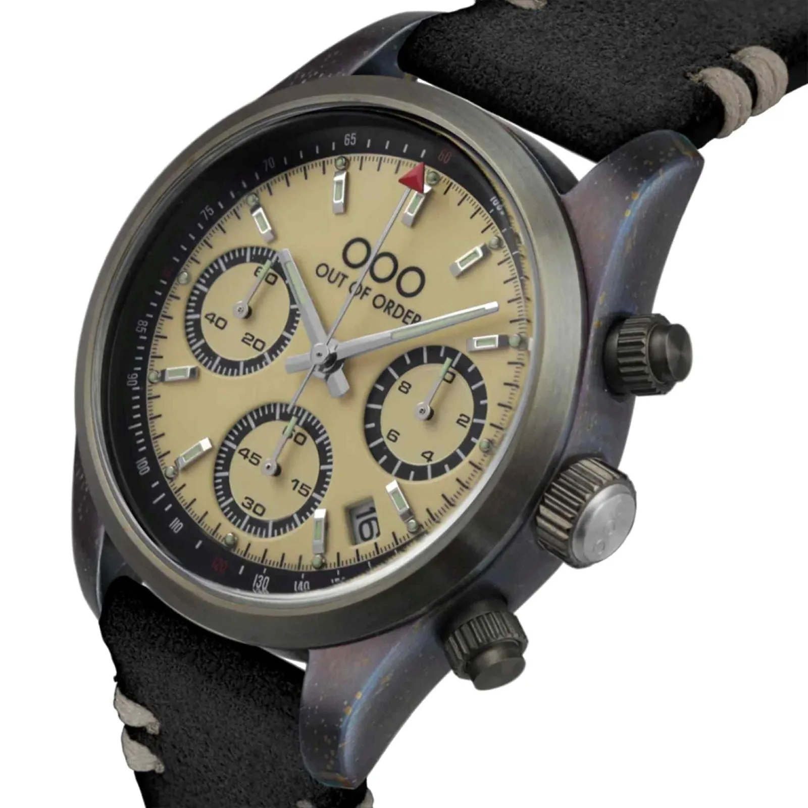 Out Of Order 001-23.CR.NE Men's Sporty Cronografo Cream Watch sold by H.S. Johnson product image thumbnail 3