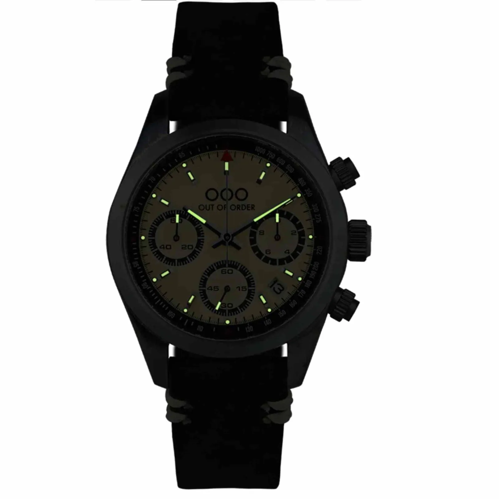 Out Of Order 001-23.CR.NE Men's Sporty Cronografo Cream Watch sold by H.S. Johnson product image thumbnail 2