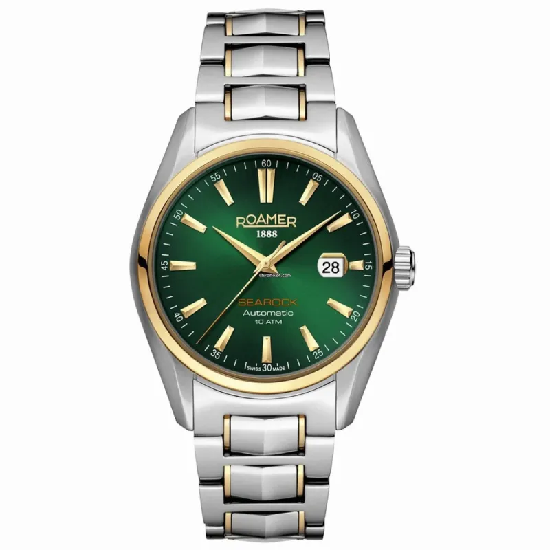 Roamer 210665 47 75 20 Men's Searock I Automatic Two Tone Bracelet Watch sold by H.S. Johnson