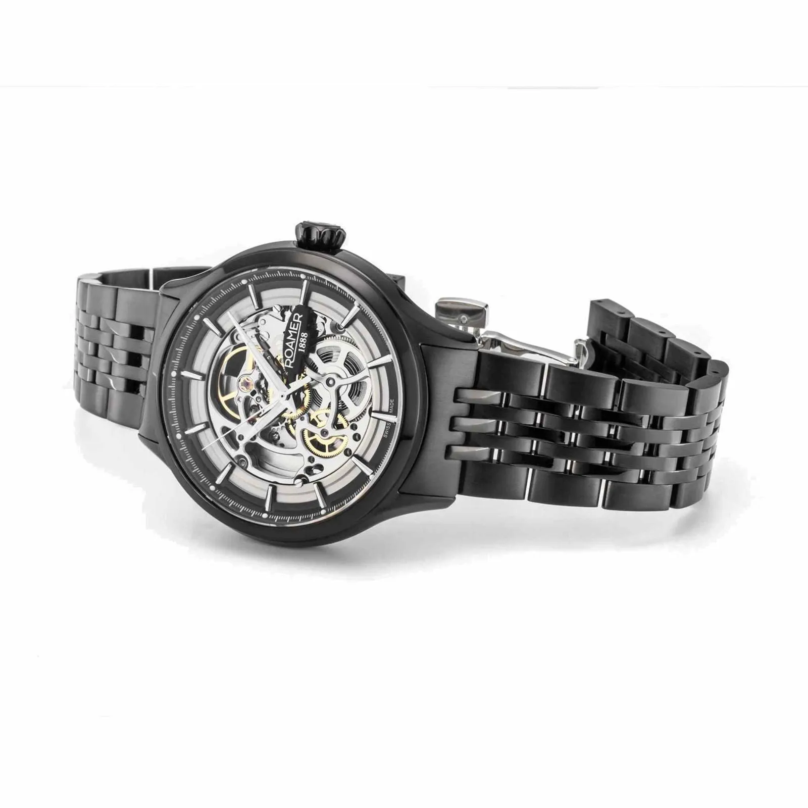 Roamer 101984 45 85 10 Competence Skeleton IV Automatic Wristwatch sold by H.S. Johnson product image thumbnail 4