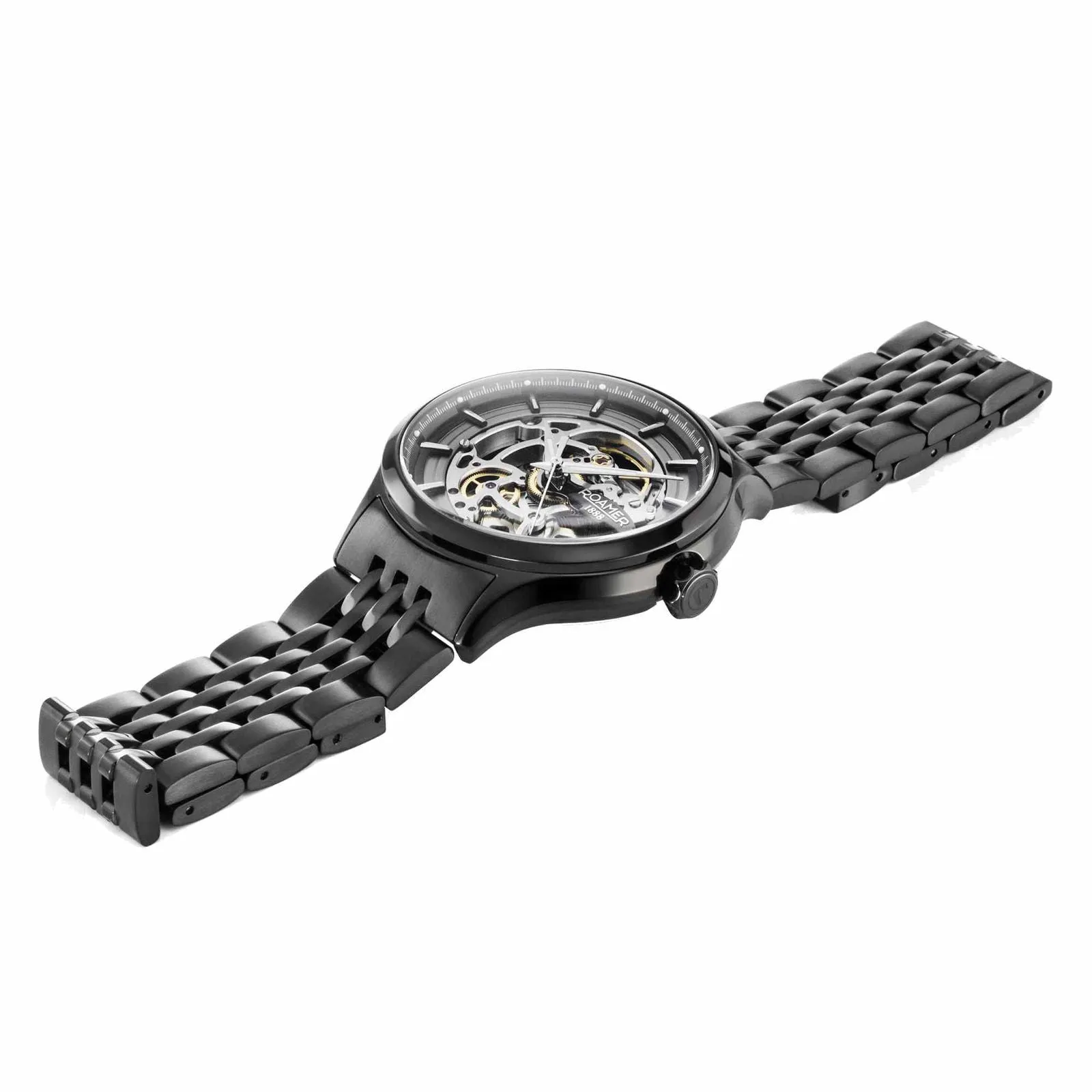 Roamer 101984 45 85 10 Competence Skeleton IV Automatic Wristwatch sold by H.S. Johnson product image thumbnail 3