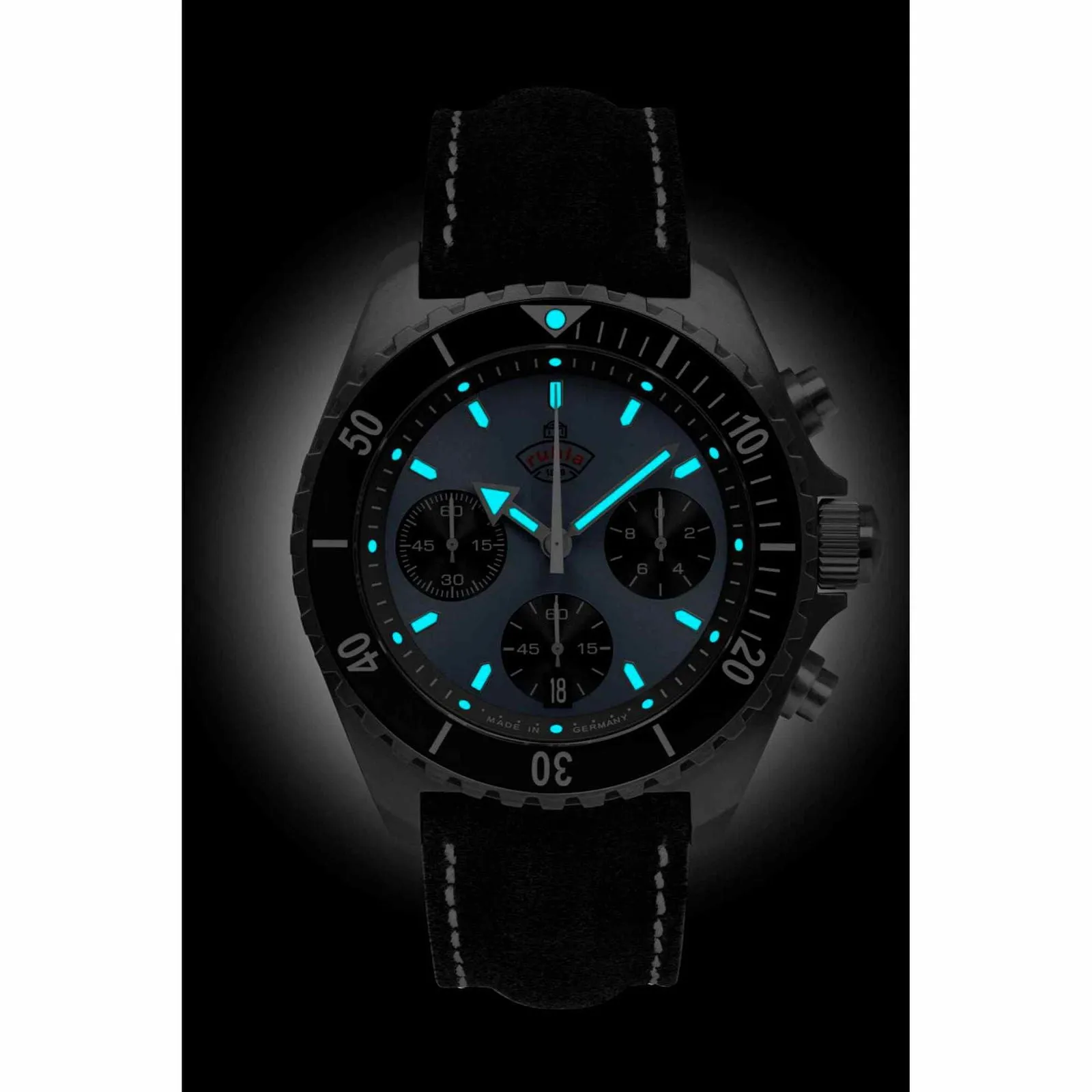 Ruhla 49705 Glasbach Cup (Hill Climb) Chronograph Watch sold by H.S. Johnson product image thumbnail 2