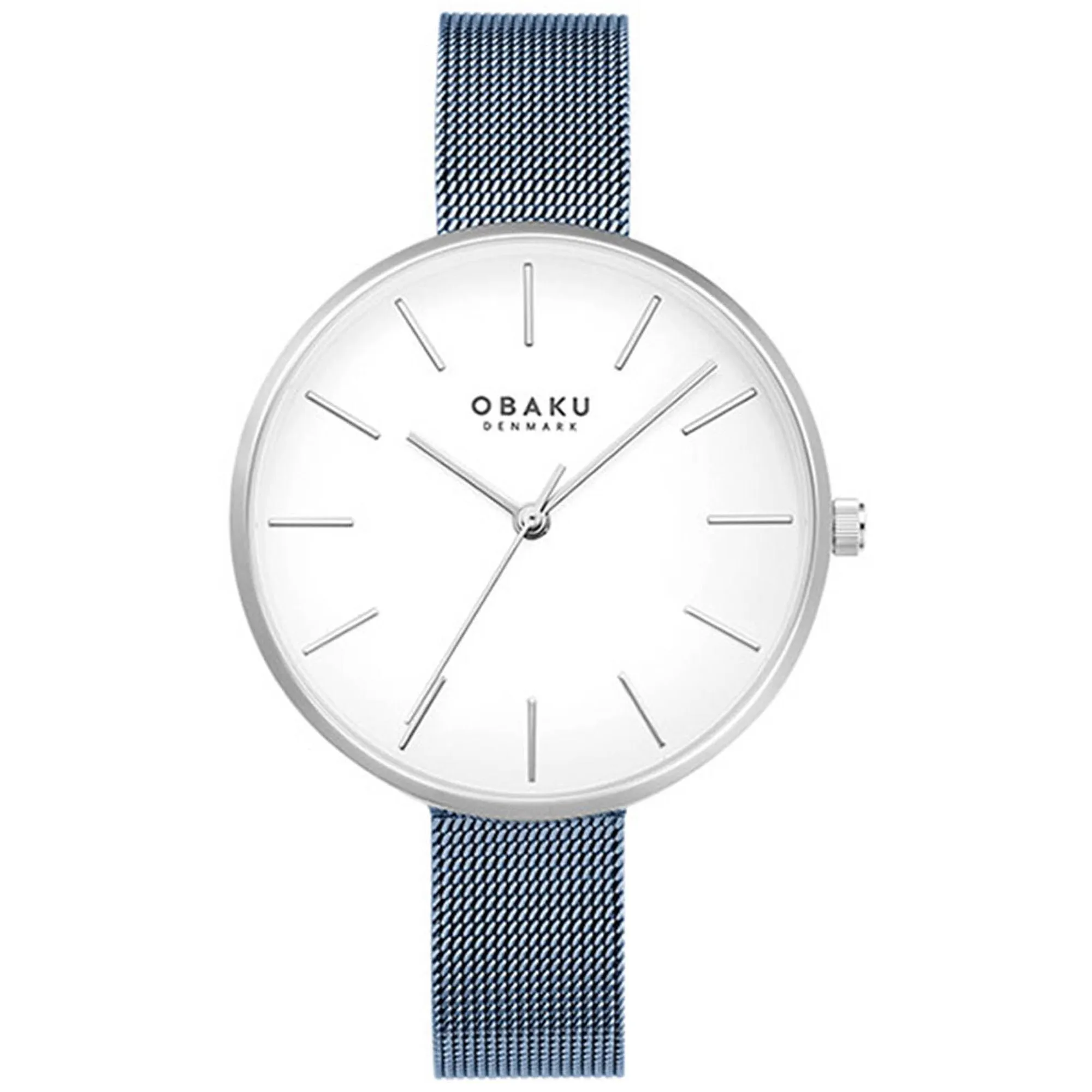 Obaku V211LXCIMA Mynte-Iceblue Women's Steel Mesh Wristwatch sold by H.S. Johnson