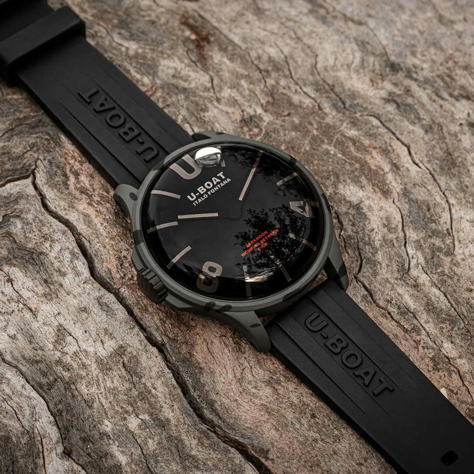 U-Boat 9553 Darkmoon 44mm Grey Curved Camouflage Wristwatch sold by H.S. Johnson product image thumbnail 3