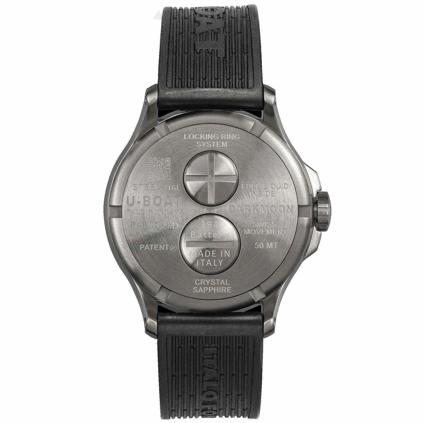 U-Boat 8704/D Darkmoon 44mm Blue SS Soleil Wristwatch sold by H.S. Johnson product image thumbnail 2