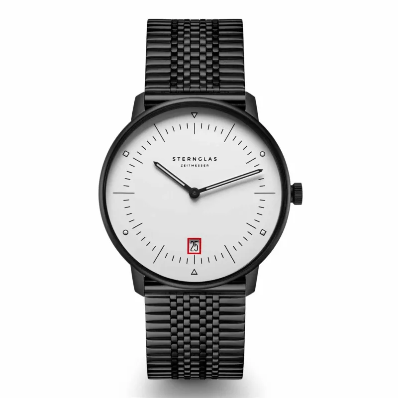Sternglas S01-NAB15-ME11 Naos Edition Bauhaus III Wristwatch sold by H.S. Johnson