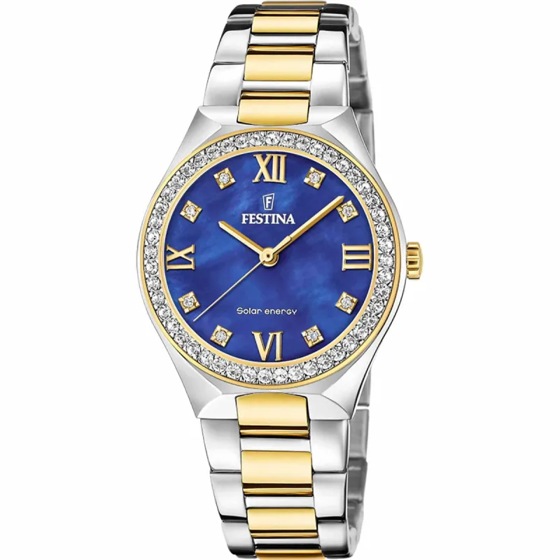 Festina F20659/2 Women's Solar Energy Two Tone Watch sold by H.S. Johnson