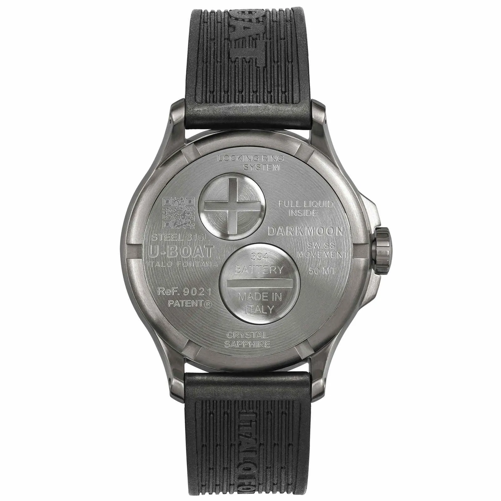 U-Boat 9021/B Darkmoon 40mm Blue SS Wristwatch sold by H.S. Johnson product image thumbnail 2