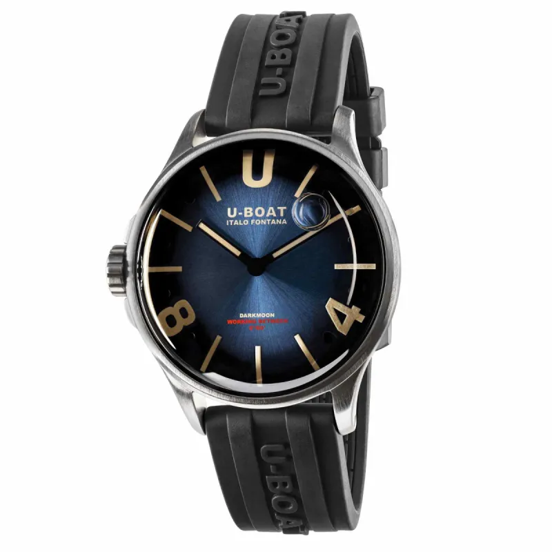 U-Boat 9021/B Darkmoon 40mm Blue SS Wristwatch sold by H.S. Johnson