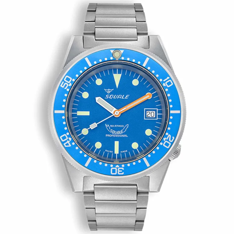 Squale 1521BLUEBL.SQ20S Men's Classic Dive Automatic Watch sold by H.S. Johnson
