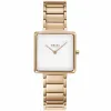 Obaku V259LXVISV Women's Firkant-Fuschia Wristwatch sold by H.S. Johnson